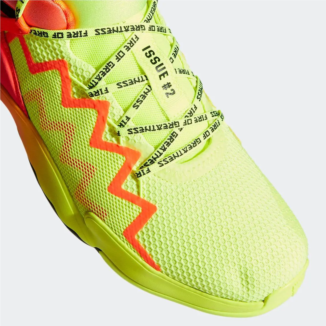 Adidas shoes - ADIDAS D.O.N Issue 2 GCA - H67570 - Solar Yellow/Solar Red/Core Black 26