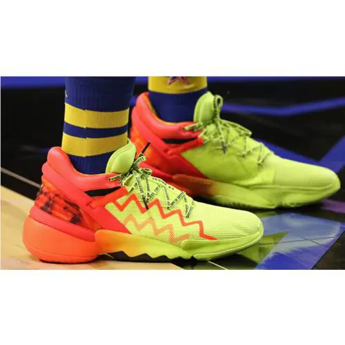 Adidas shoes - ADIDAS D.O.N Issue 2 GCA - H67570 - Solar Yellow/Solar Red/Core Black 18
