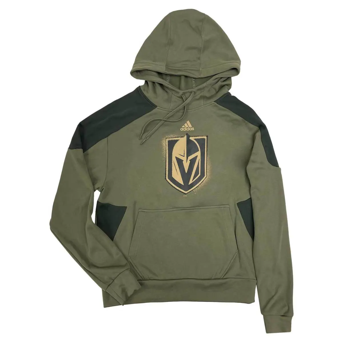 Adidas Men`s Nhl Las Vegas Knights Salute to Service Hockey Sweatshirt Hoodie