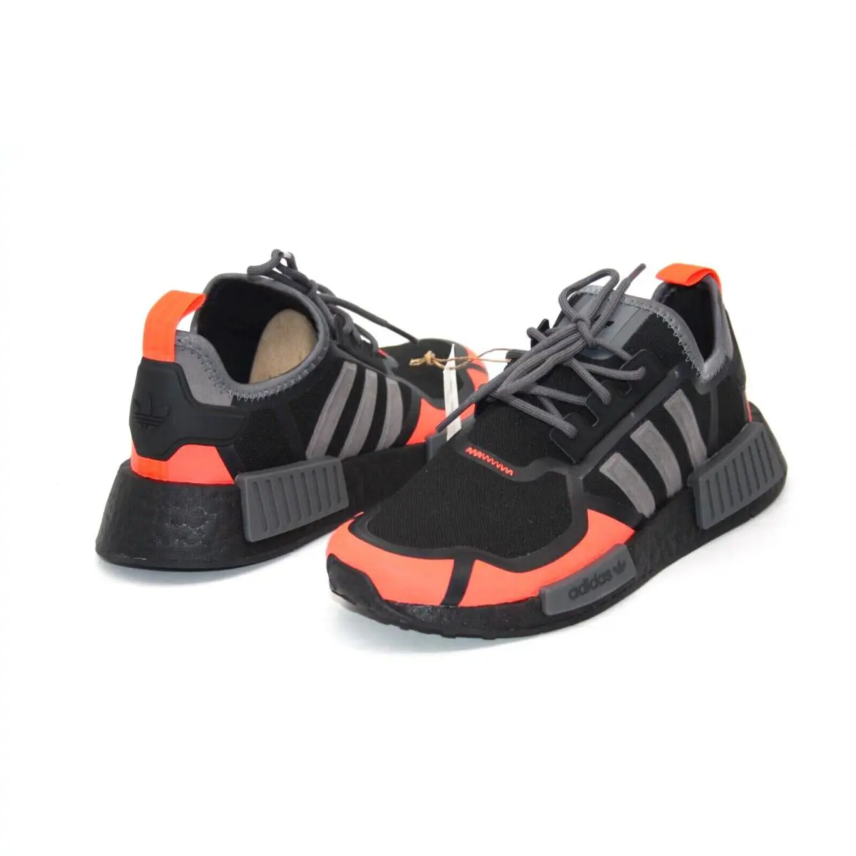 Adidas shoes - adidas NMD R1 - NMD - BLACK/GREY FOUR/SOLAR RED 4