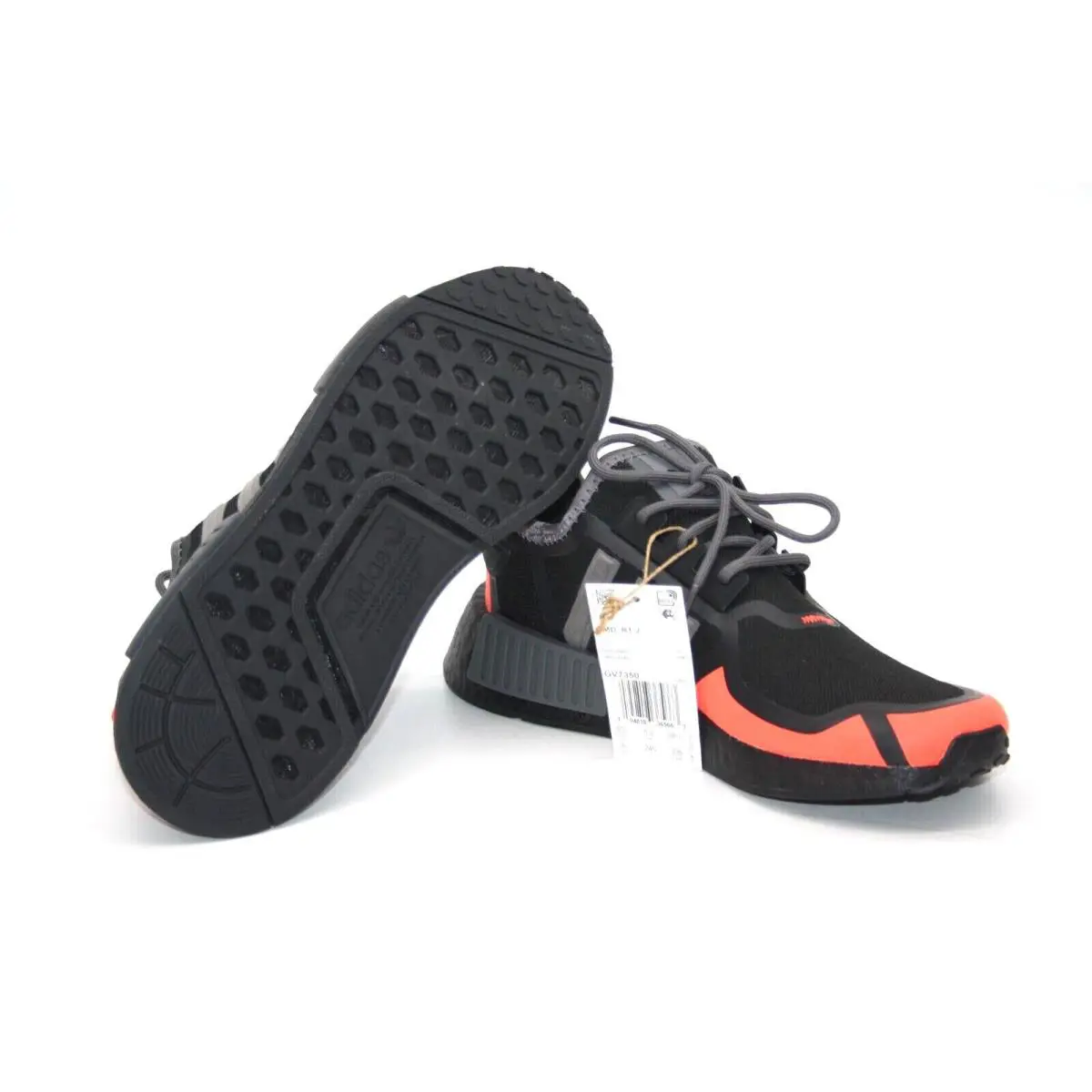 Adidas shoes - adidas NMD R1 - NMD - BLACK/GREY FOUR/SOLAR RED 7
