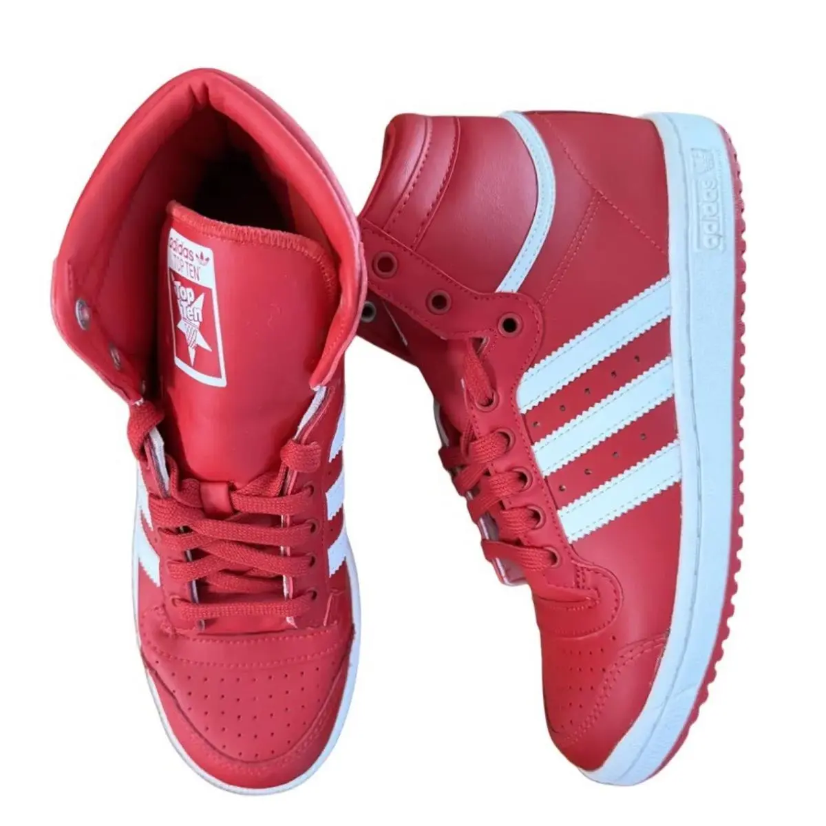 Adidas shoes - adidas Top Ten HI J - EF2833 - Scarlet/FT White/Scarlet 2