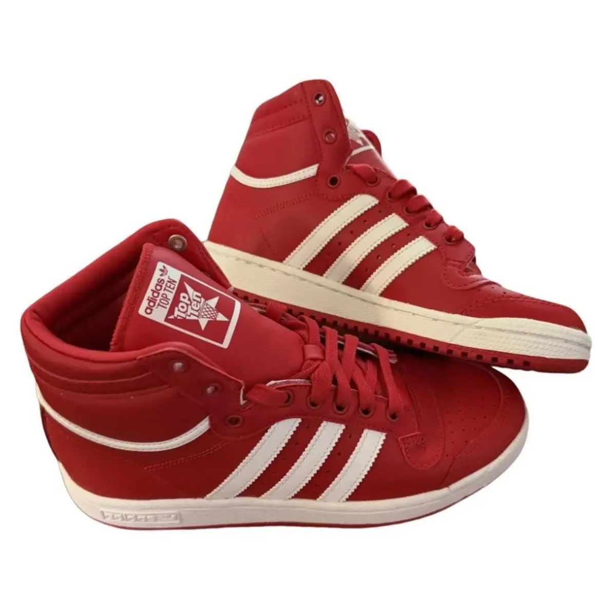 Adidas shoes - adidas Top Ten HI J - EF2833 - Scarlet/FT White/Scarlet 8