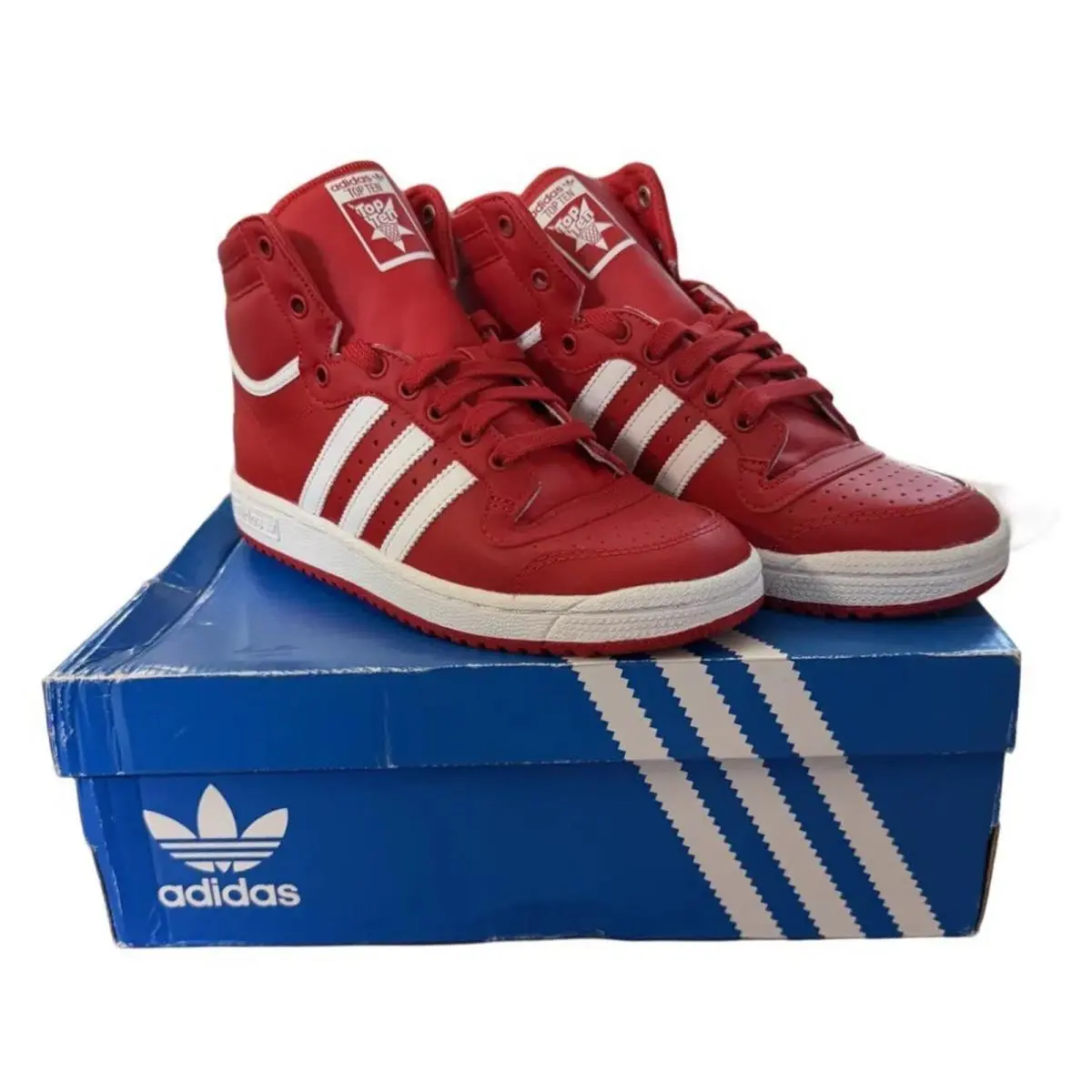 Adidas shoes - adidas Top Ten HI J - EF2833 - Scarlet/FT White/Scarlet 7