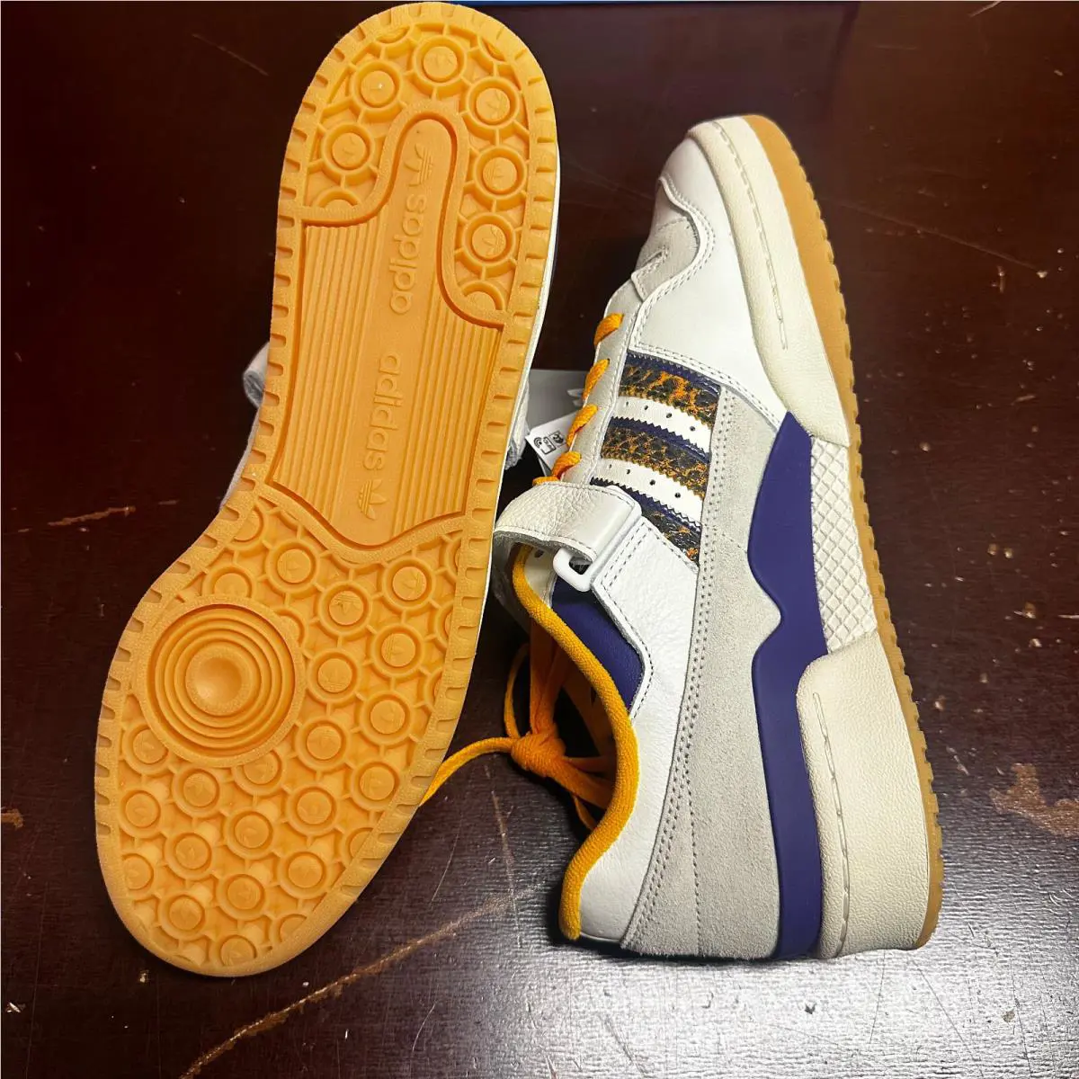 Adidas shoes - adidas Forum 84 Low - Forum Low - GW2007 - White, Gold 1