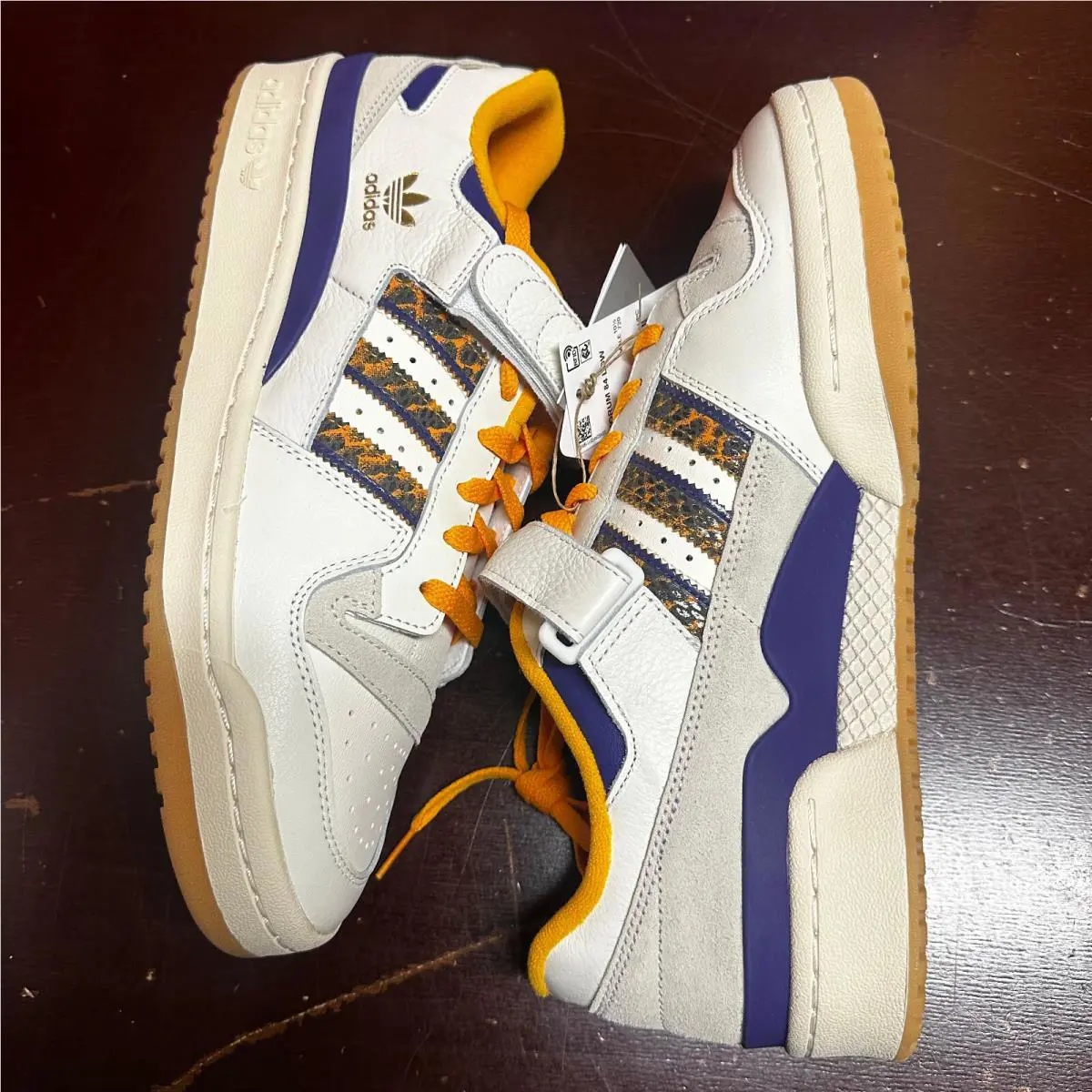 Adidas shoes - adidas Forum 84 Low - Forum Low - GW2007 - White, Gold 2