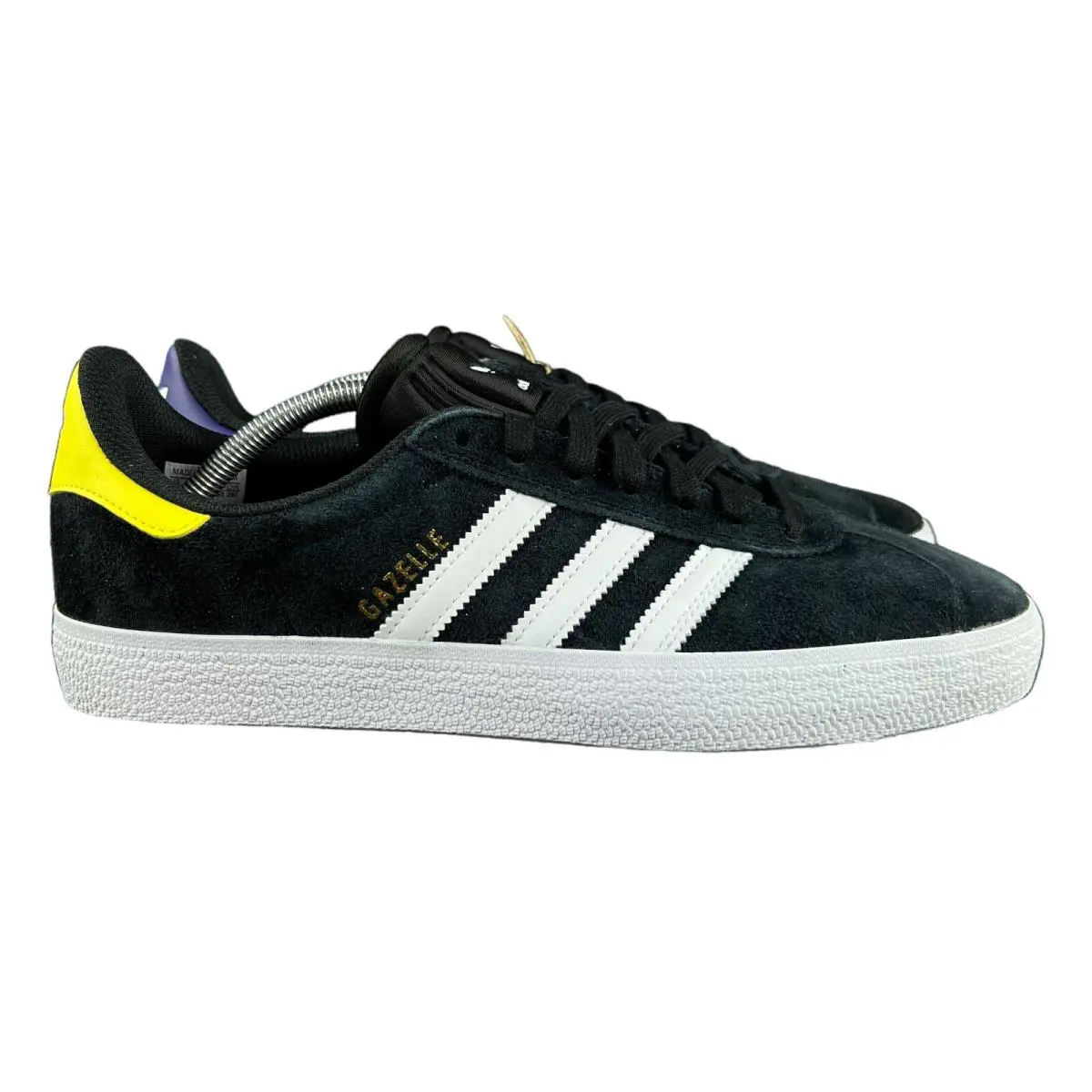 Adidas Gazelle Adv Black White Suede Shoes GY6922 Men`s 9.5 - 11 - Black