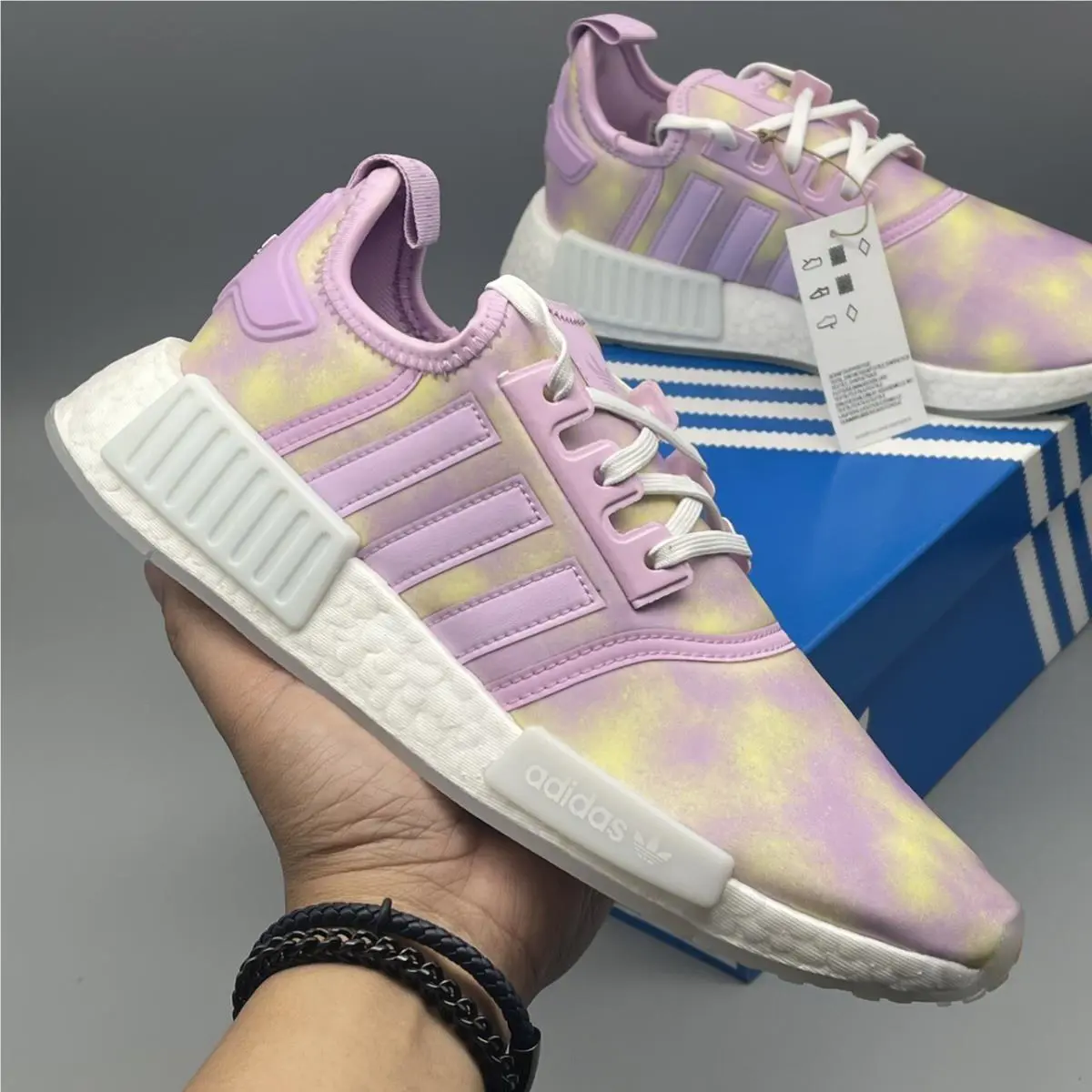 Adidas shoes - adidas NMD R1 - NMD - HQ9987 - Purple 9