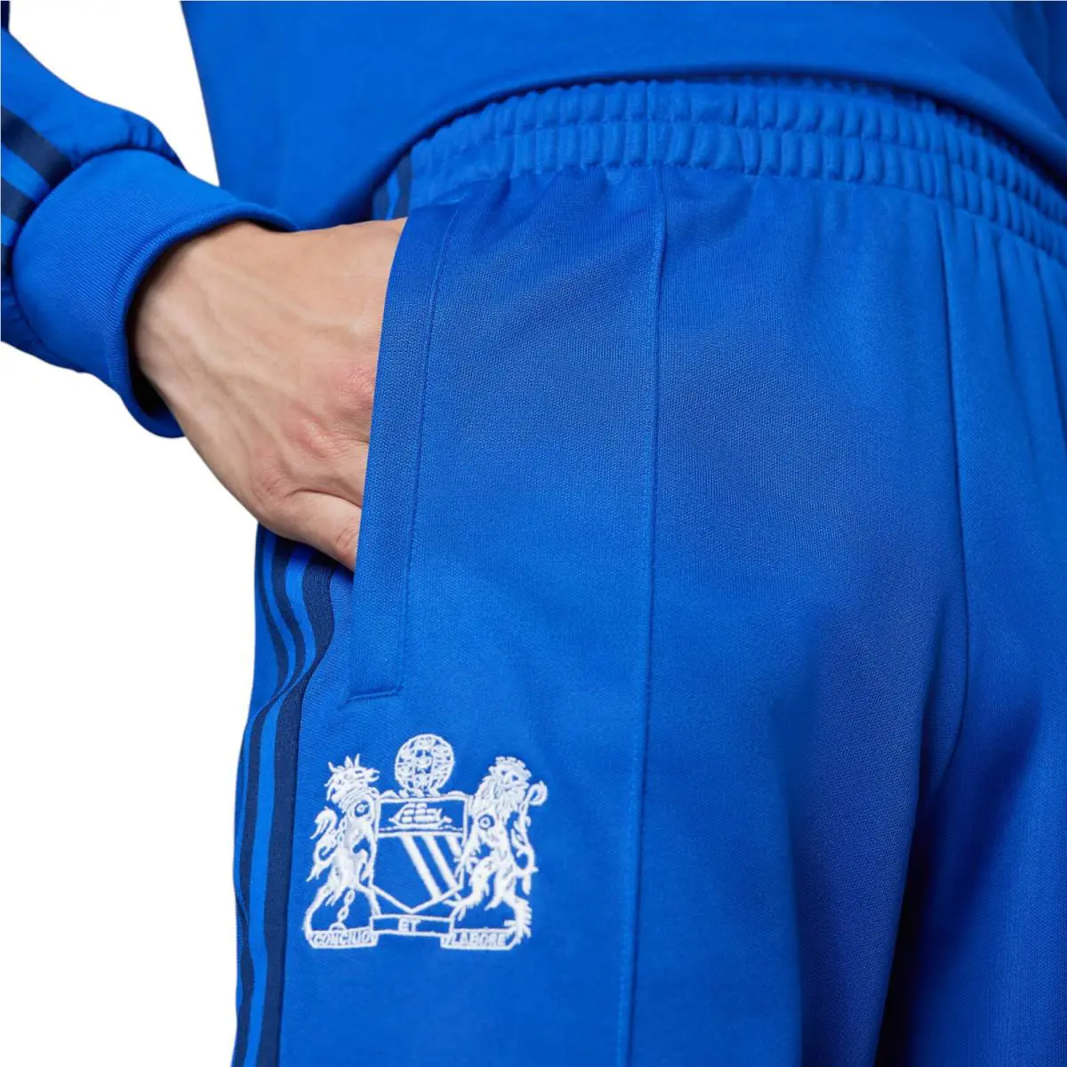 Adidas clothing - Adidas Manchester United George Best Track Pants - Blue 2