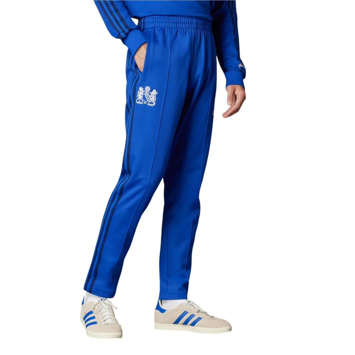 Adidas clothing - Adidas Manchester United George Best Track Pants - Blue 6