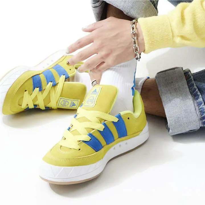 Adidas shoes - ADIDAS ORIGINALS ADIMATIC - ORIGINALS ADIMATIC - GY2090 - Bright Yellow / Blue / Crystal White 21