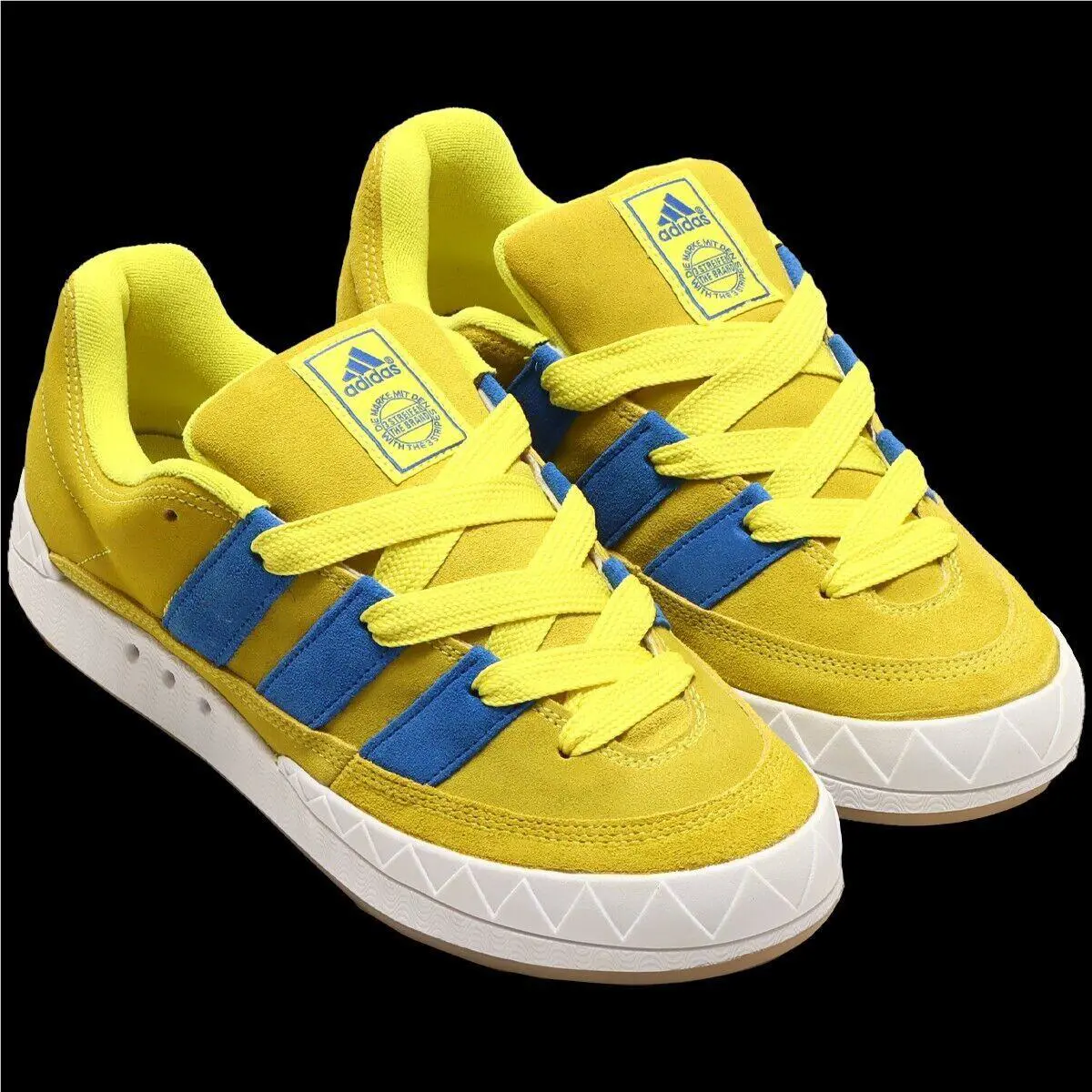 Adidas shoes - ADIDAS ORIGINALS ADIMATIC - ORIGINALS ADIMATIC - GY2090 - Bright Yellow / Blue / Crystal White 17