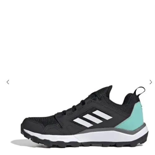 Adidas Terrex Agravic TR Women`s Trail Hiking Shoes Black/aqua Sz 9.5 FX6981