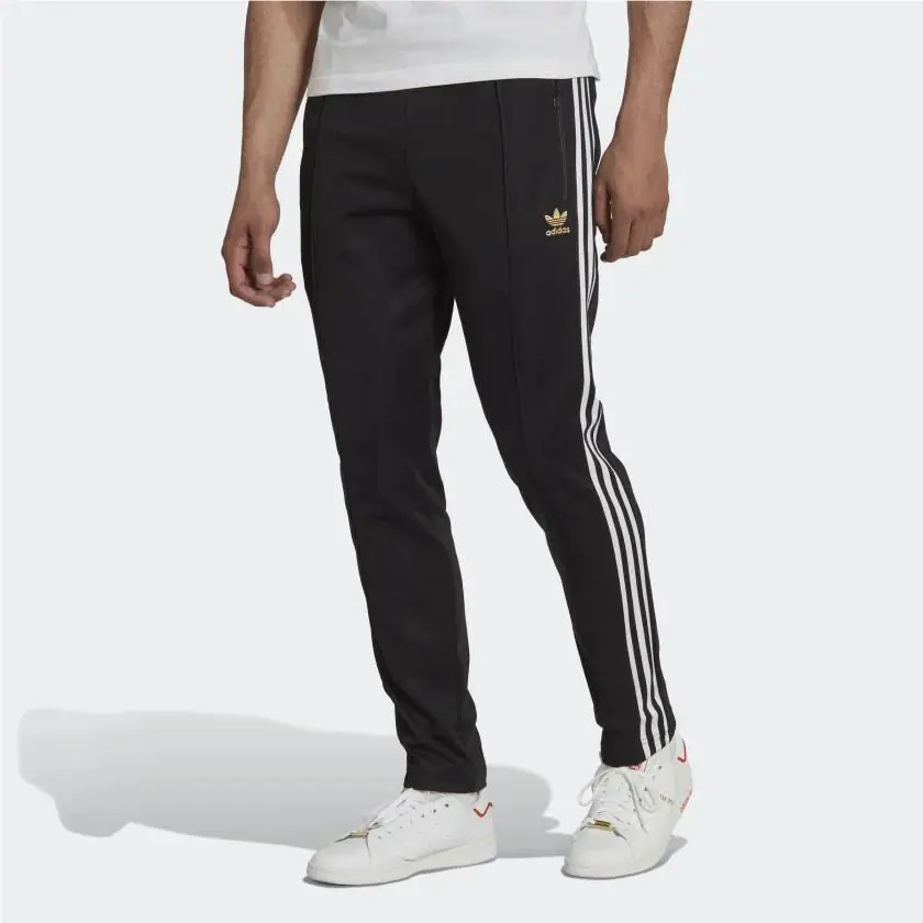 Adidas clothing - HK7403 - HK7403 - Black / White / Gold Metallic 5