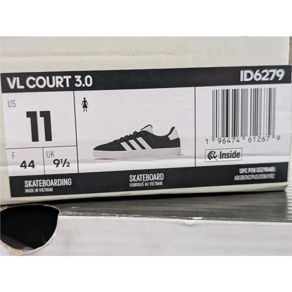 Adidas shoes - adidas VL Court 3.0 - Court - ID6279 - White/Black 9