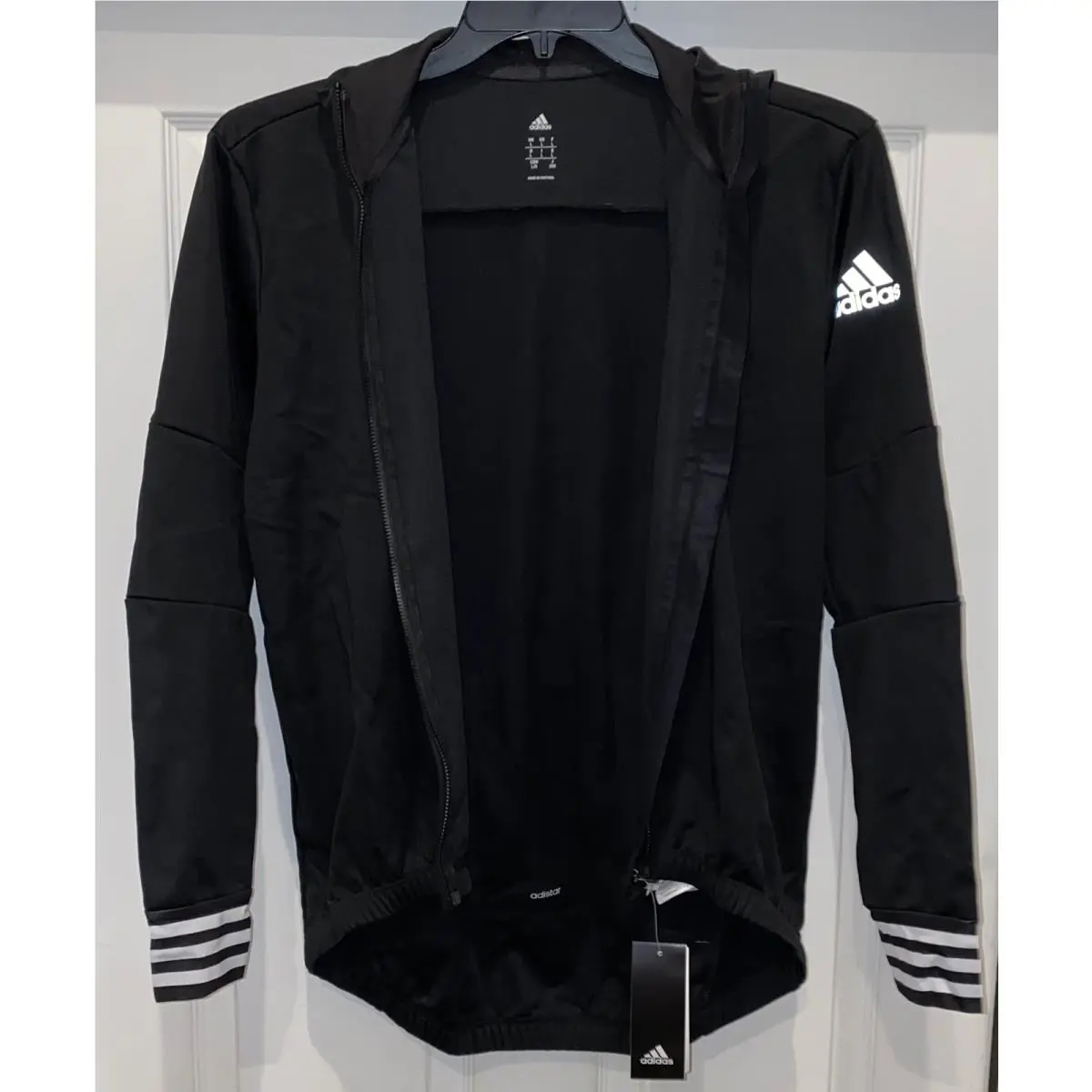 Adidas clothing - ADIDAS Adistar Over Long Sleeve Cycling F/Z Jersey Jacket - CW7727 - Black 16