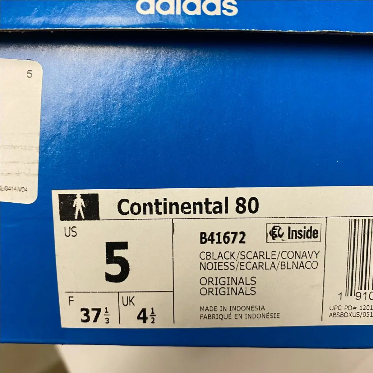 Adidas shoes - Adidas Continental 80 - Continental - F99786 B41672 - Black 5
