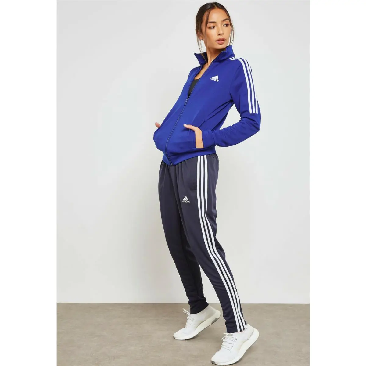 Adidas clothing - Mystery Ink/White 2