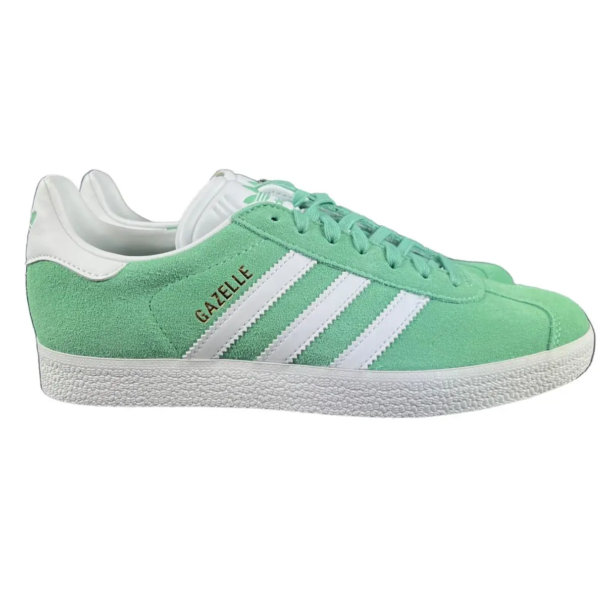 Adidas Originals Gazelle Green White Suede Shoes HQ4410 Women`s Size 7 - 9.5 - Green
