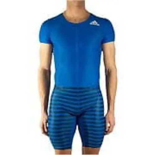 Adidas clothing - Adidas Adizero - Adizero - S96496 - Blue, Detailed: Blue 2