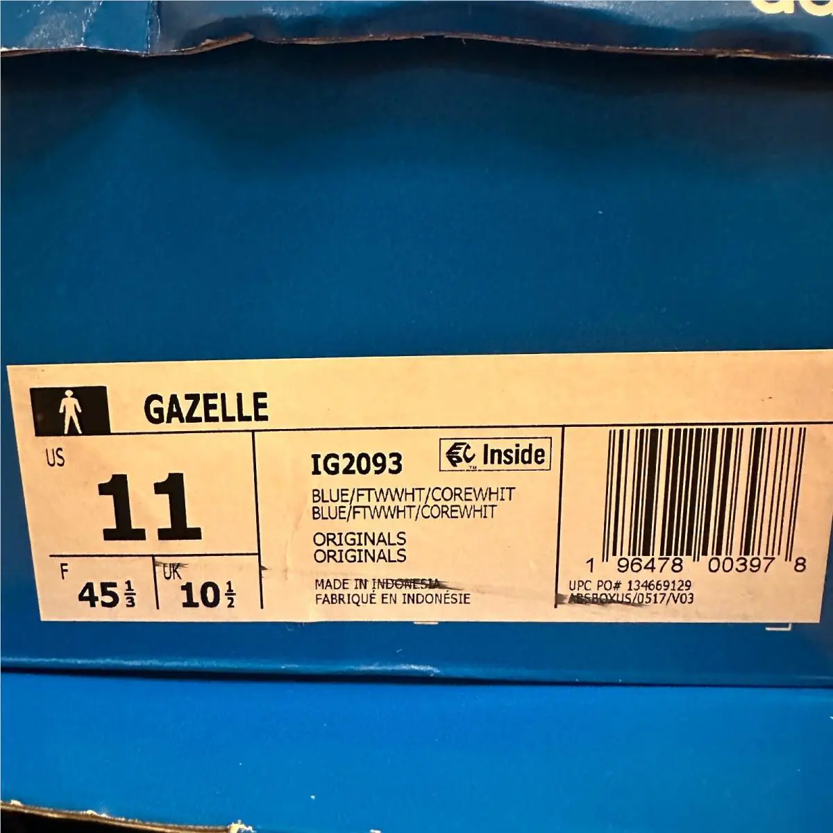 Adidas shoes - adidas Gazelle - Gazelle - IG2093 - Blue 8