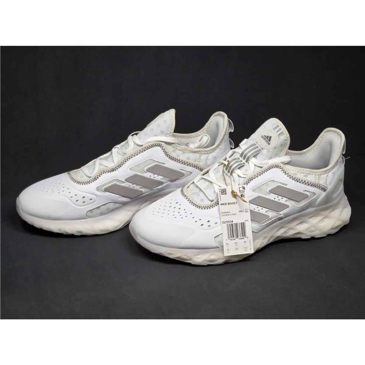 Adidas Web Boost Mens Cloud White Sneakers Ultra Casual Running Shoes GZ0934 Nby