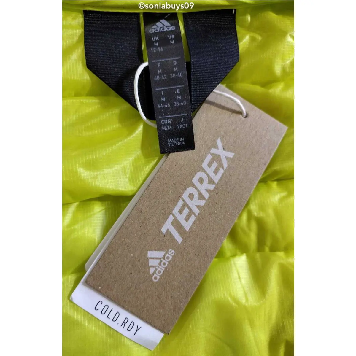 Adidas clothing - Acid Yellow 8