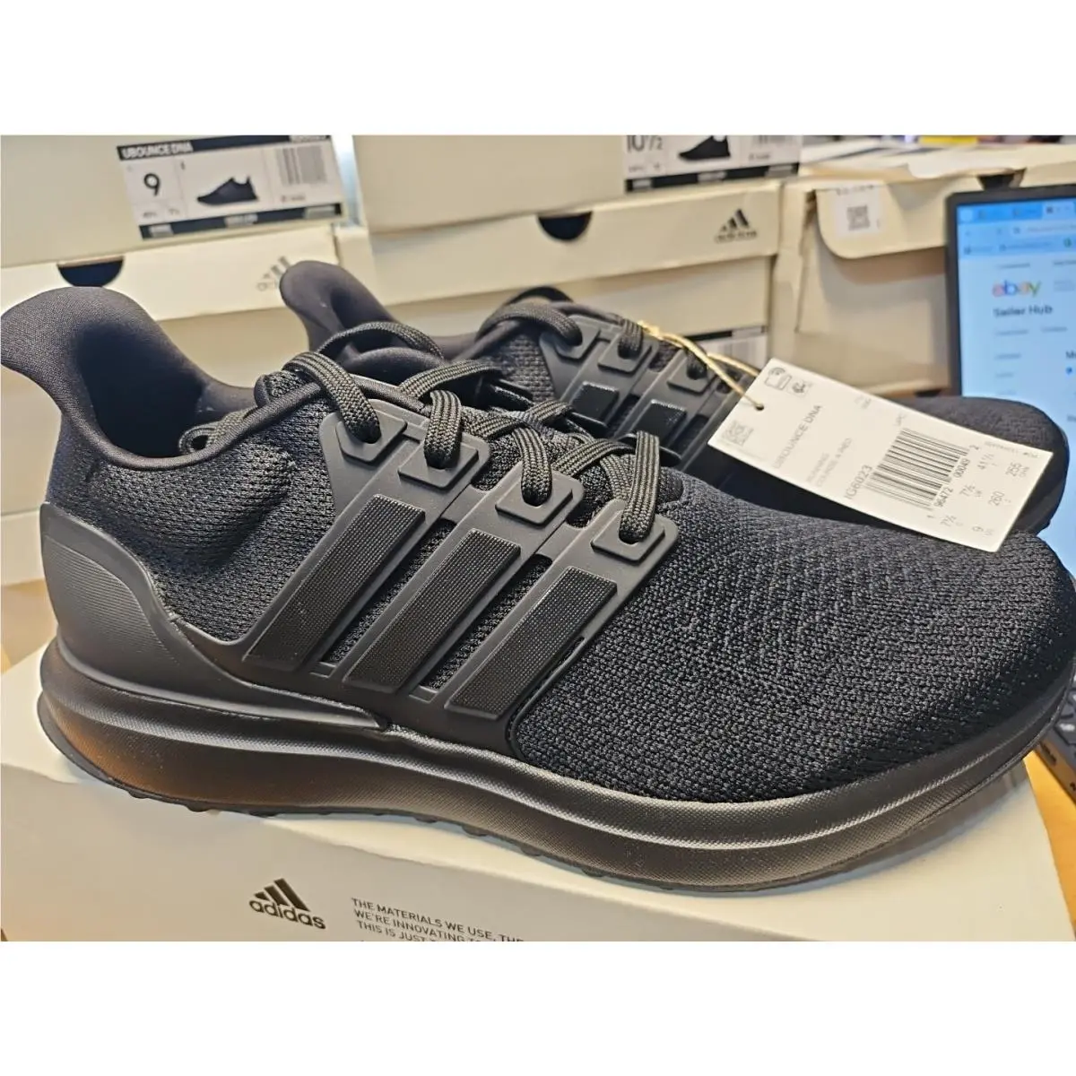 Adidas Ubounce Dna Running Shoes Womens Core Triple Black Pick Your Size