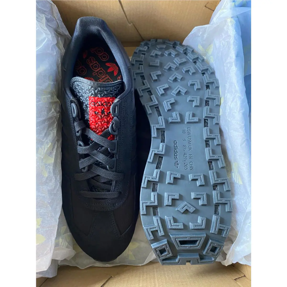 Adidas shoes - ADIDAS ORIGINALS RETROPY E5 - ORIGINALS RETROPY - GZ4619 - BLACK/RED 36