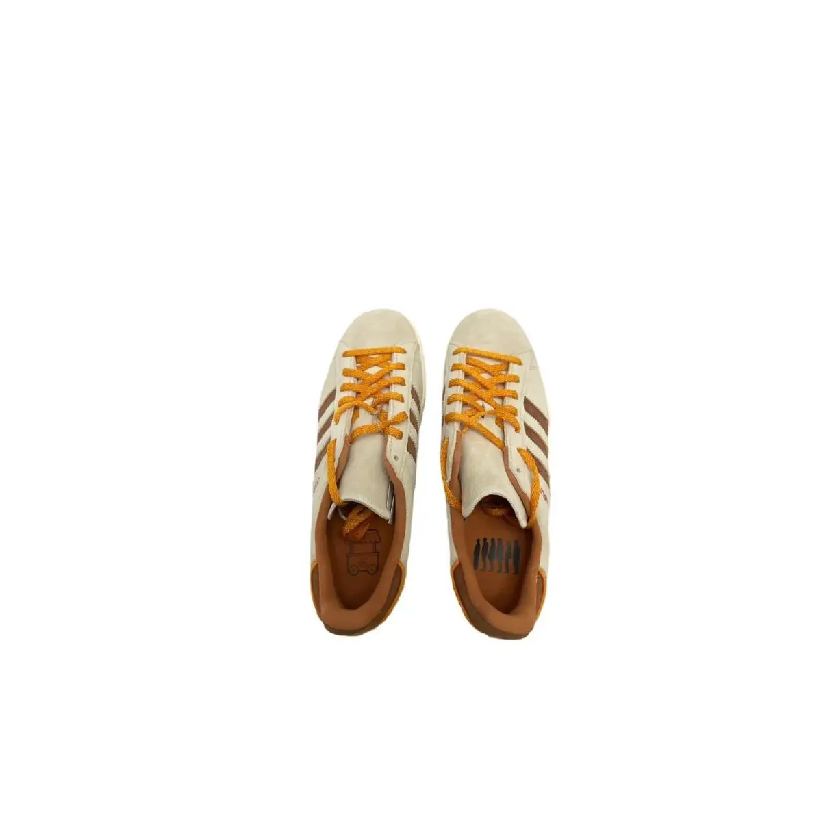 Adidas shoes - Campus 80`s - Campus - GY4589 - Cream White/Auburn/Eqt Orange 1