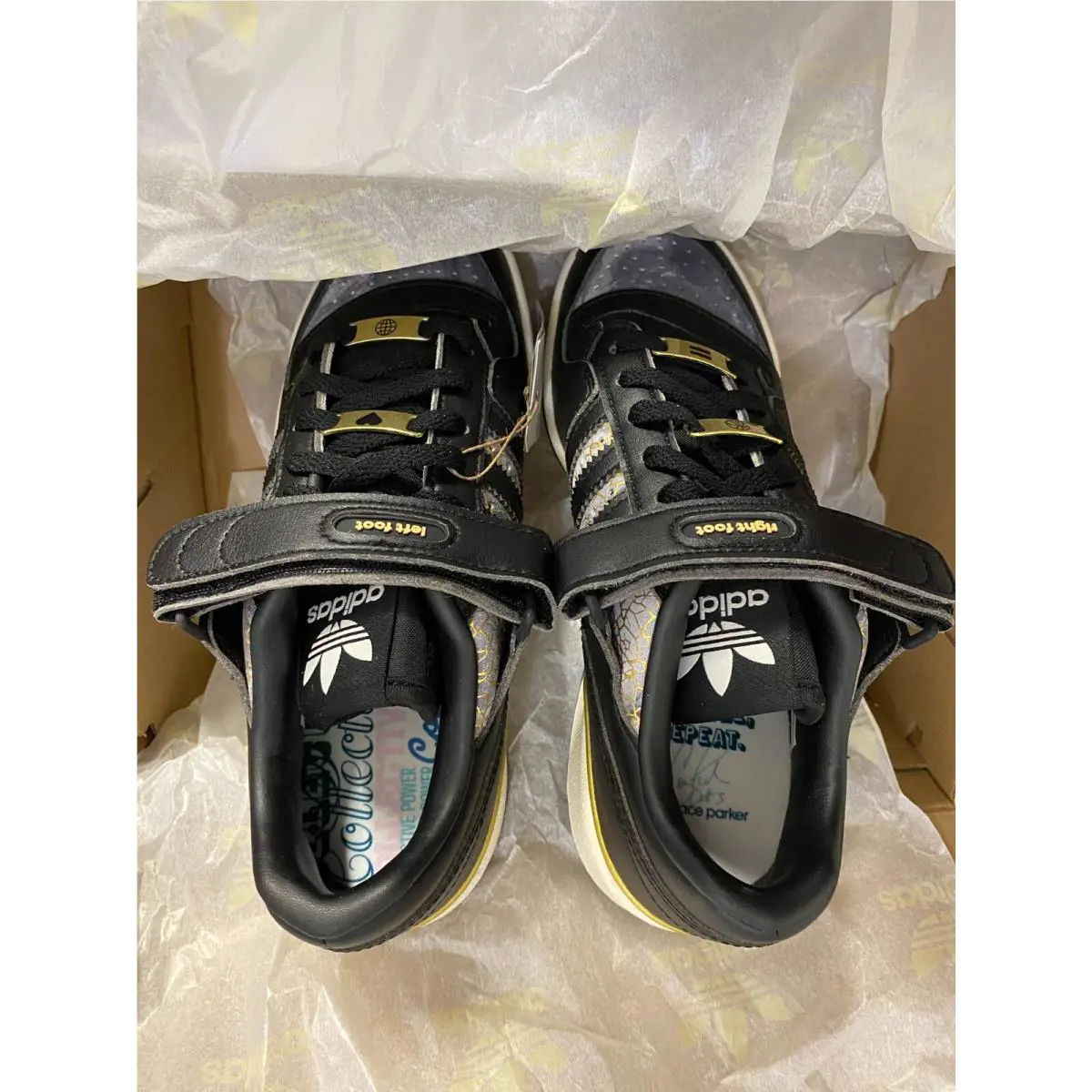 Adidas shoes - adidas Forum Low - Forum Low - GY6476 - Black/Metallic Gold 11