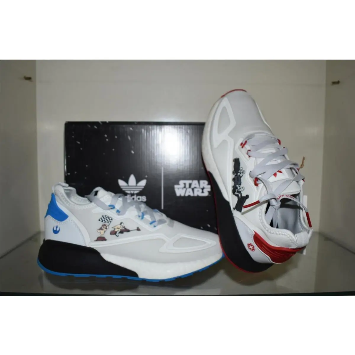 Adidas ZX 2K Boost J Youth Running Shoes G55568 Star Wars Edition