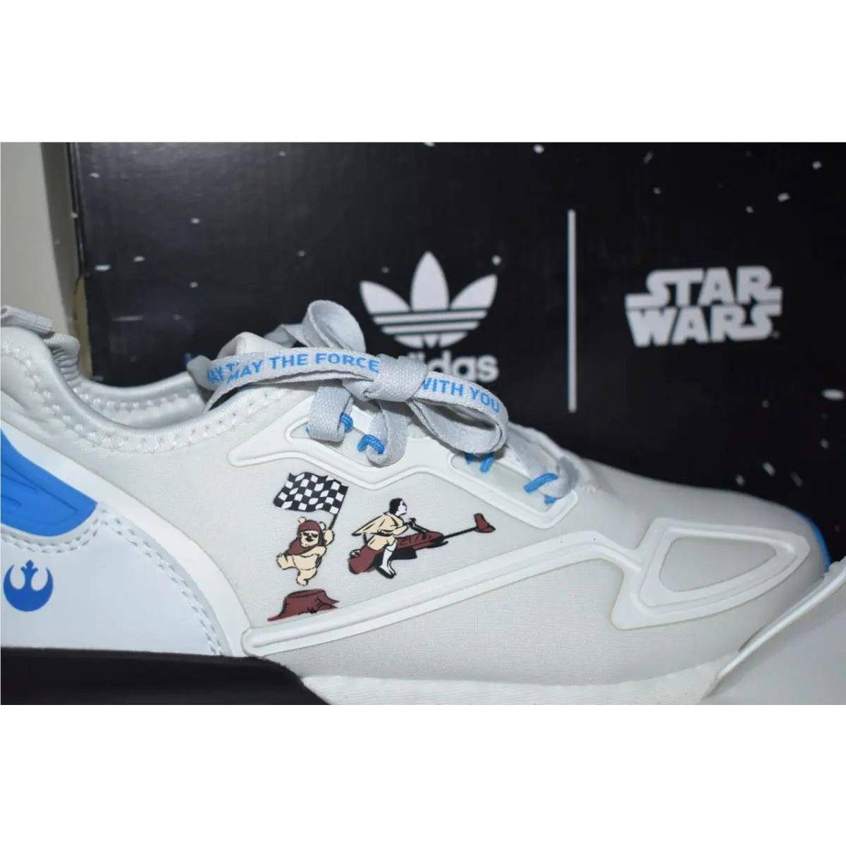 Adidas shoes - adidas ZX 2K Boost J Star Wars - G55568 - White 0
