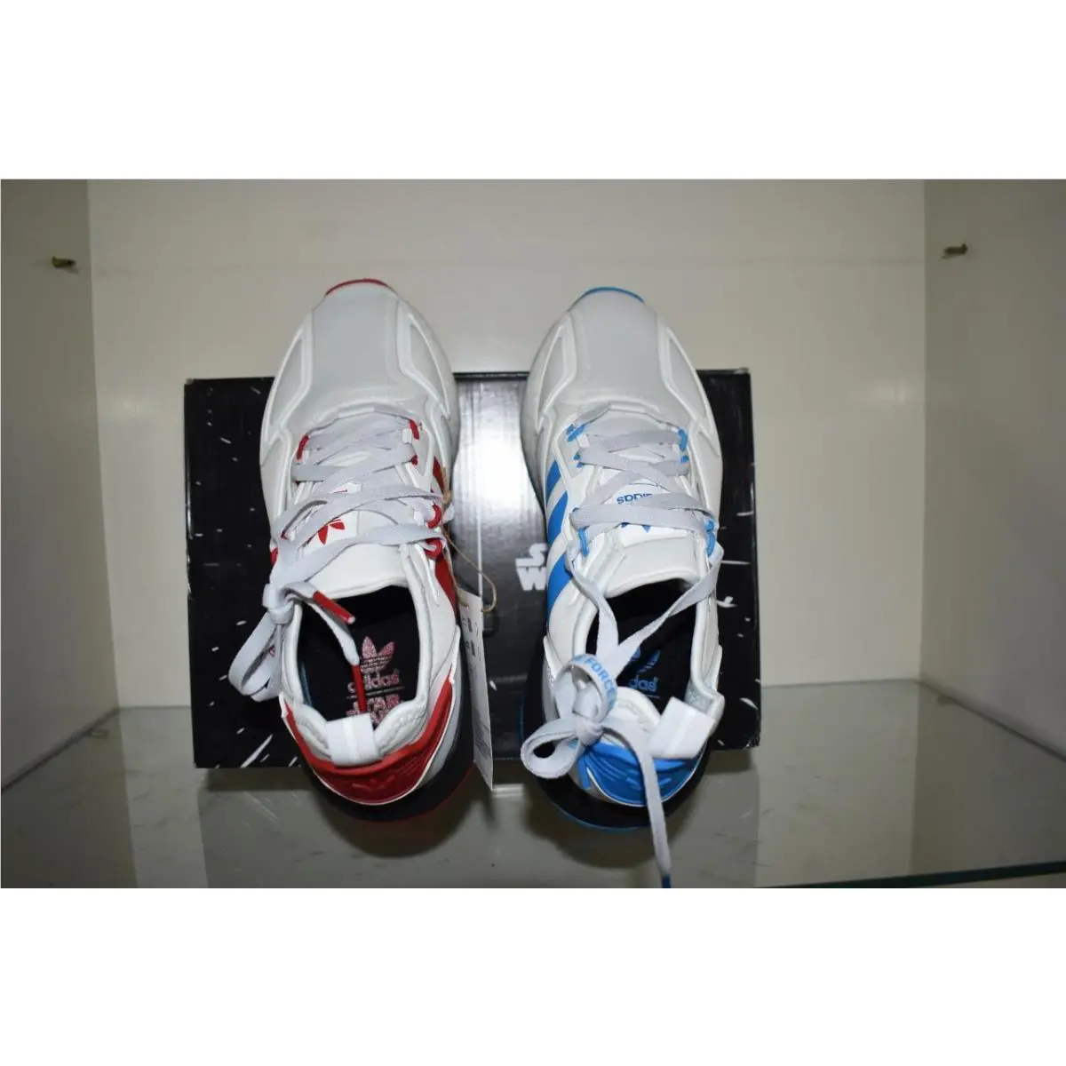 Adidas shoes - adidas ZX 2K Boost J Star Wars - G55568 - White 8