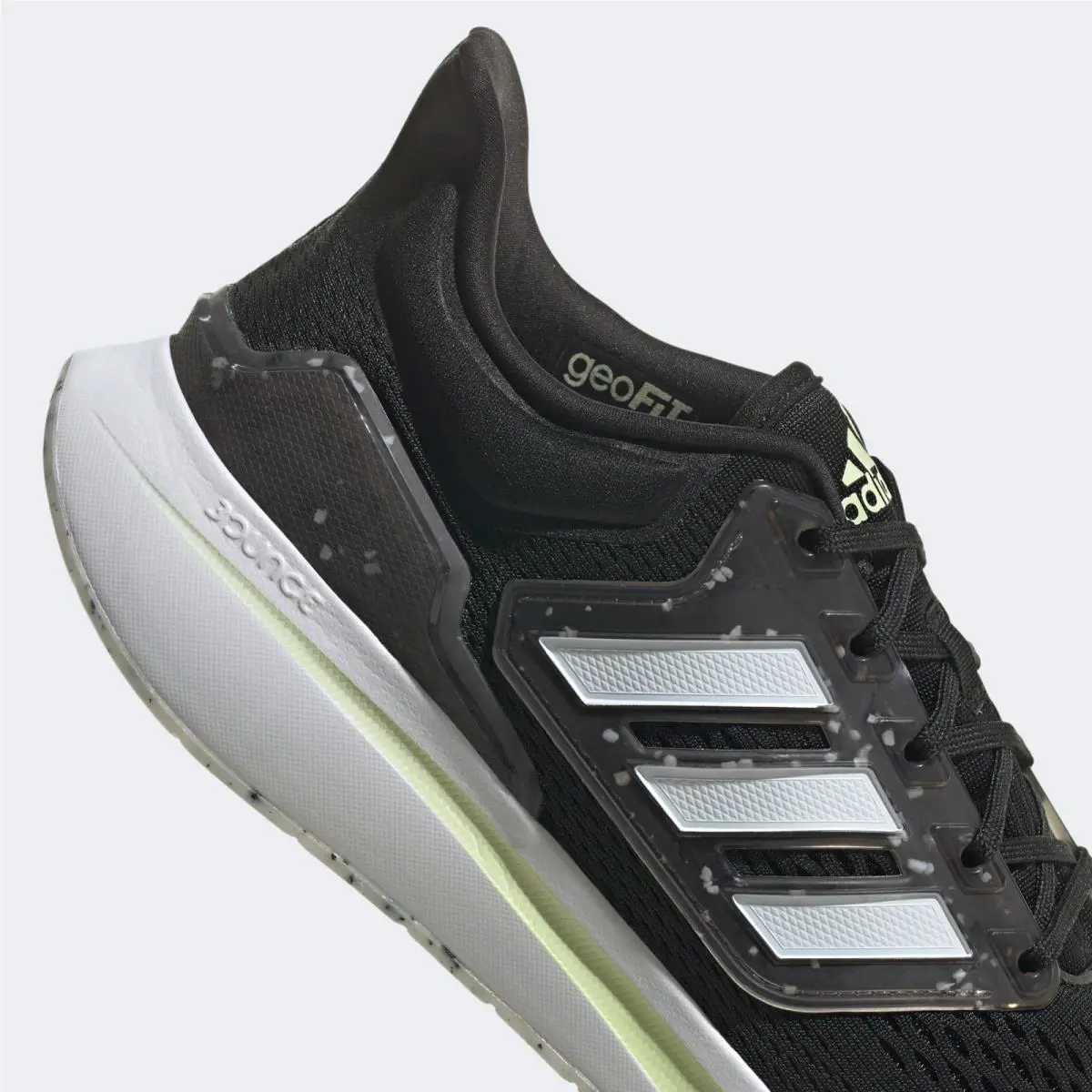 Adidas shoes  - Core Black/Cloud White/Almost Lime 15