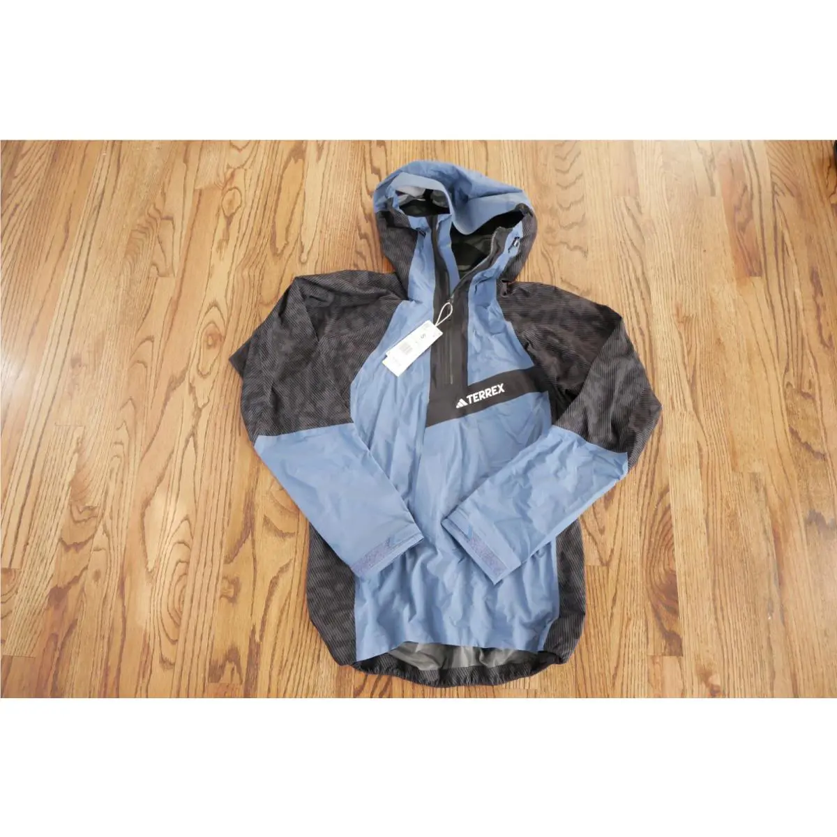 Adidas clothing - Techrock Primeknit Anorak - Techrock Primeknit Anorak - H57721 - Blue/Black 4
