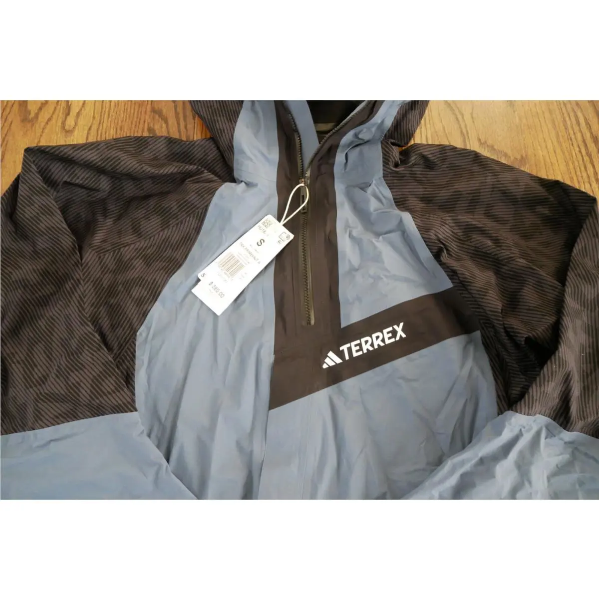 Adidas clothing - Techrock Primeknit Anorak - Techrock Primeknit Anorak - H57721 - Blue/Black 5