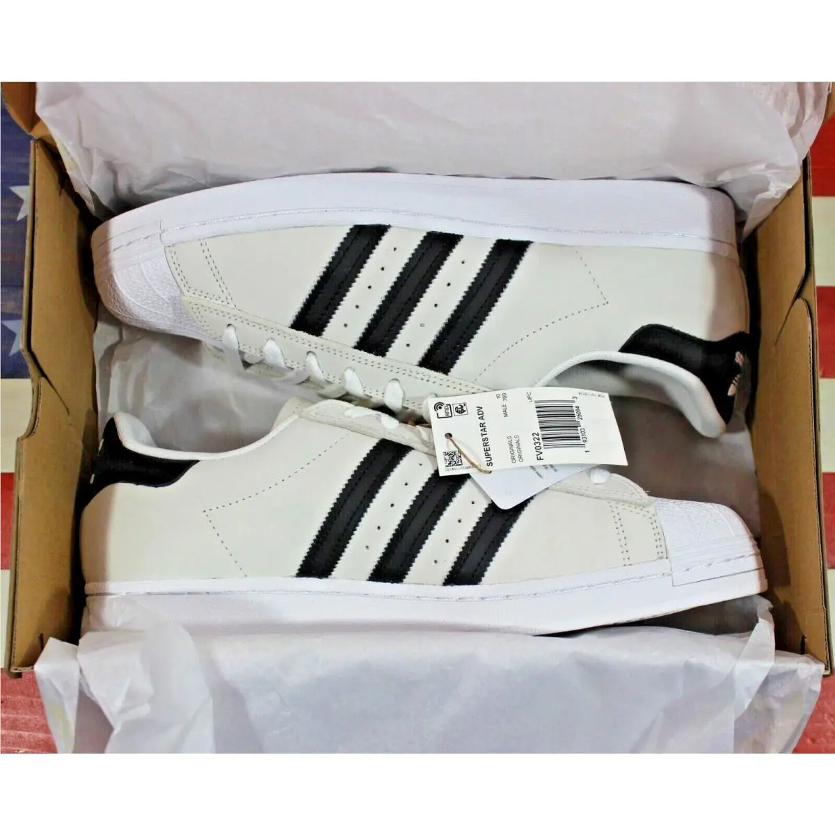 Adidas shoes - adidas Superstar - Superstar - FV0322 - White, Manufacturer: Cloud-White/Core-Black/Cloud-White 8