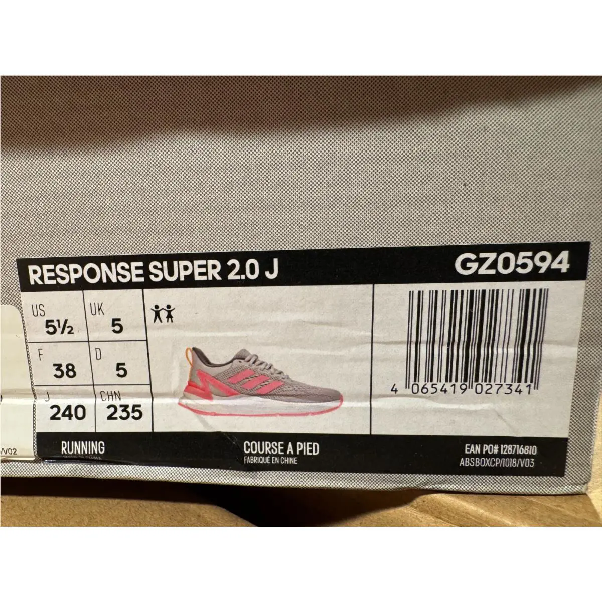 Adidas shoes - Grey/Pink 5