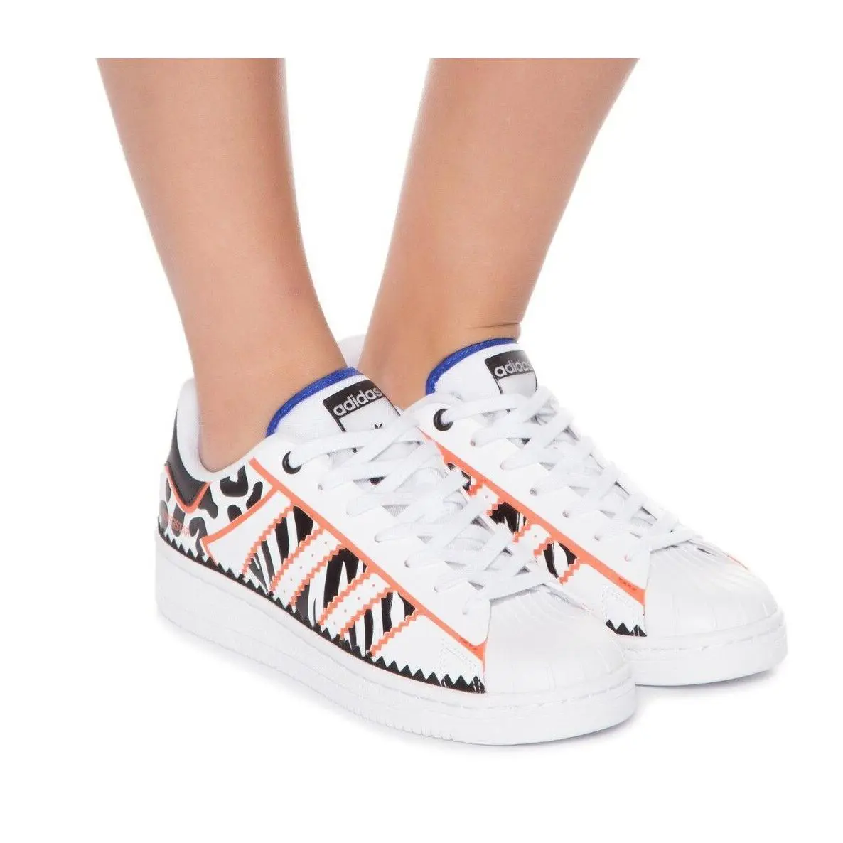 Adidas shoes - SUPERSTAR - SUPERSTAR - GW0523 - White/Core Black/True Orange 0