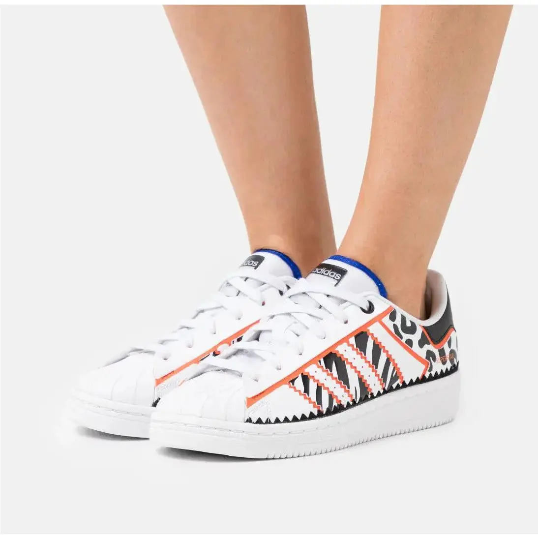 Adidas shoes - SUPERSTAR - SUPERSTAR - GW0523 - White/Core Black/True Orange 1