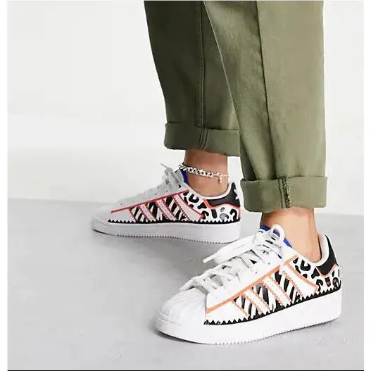 Adidas shoes - SUPERSTAR - SUPERSTAR - GW0523 - White/Core Black/True Orange 2