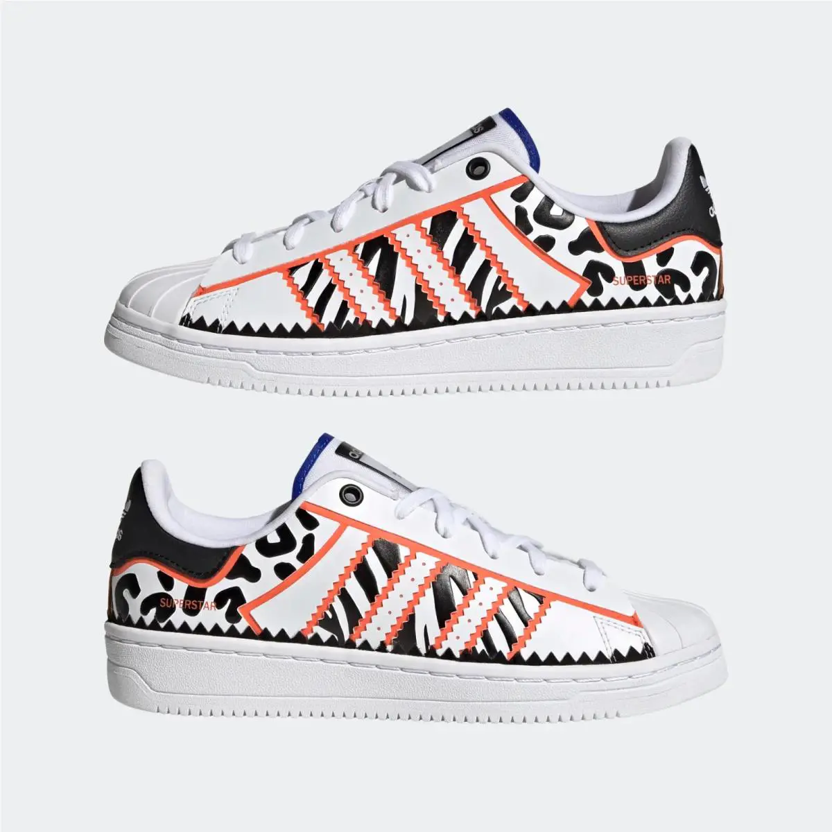 Adidas shoes - SUPERSTAR - SUPERSTAR - GW0523 - White/Core Black/True Orange 6