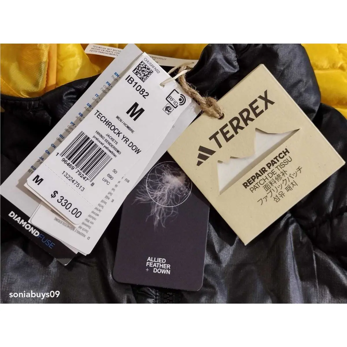 Adidas clothing - Preloved Yellow/Black 10