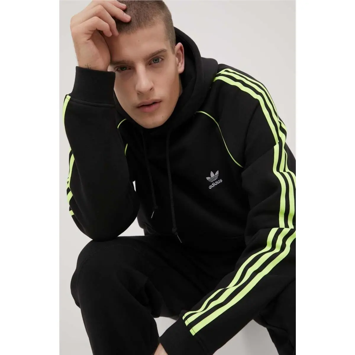 Adidas clothing - HG3867 - HG3867 - Black/Solar Yellow 8