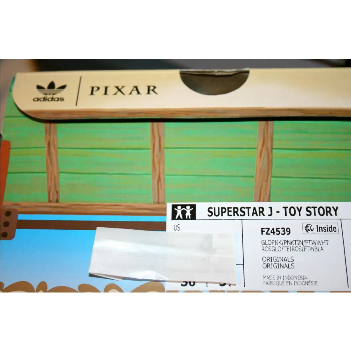 Adidas shoes - Adidas x SuperstarJ Pixar Toy - Pink 4