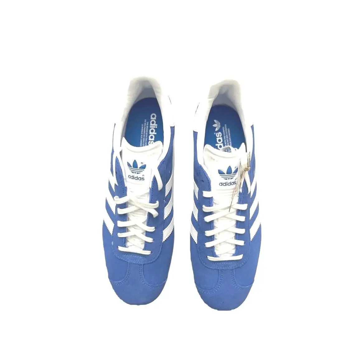Adidas shoes - adidas Gazelle - Gazelle - GX2207 - Blue/Cloud White/Gold Metallic 10