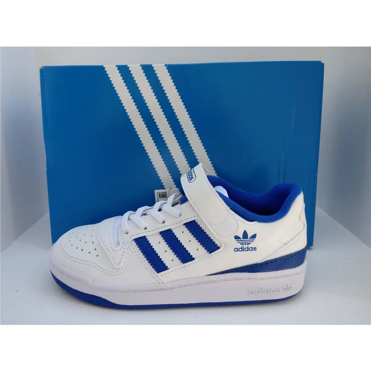 Adidas shoes - ADIDAS FORUM LOW - FORUM LOW - FY7978 - WHITE/BLUE 9