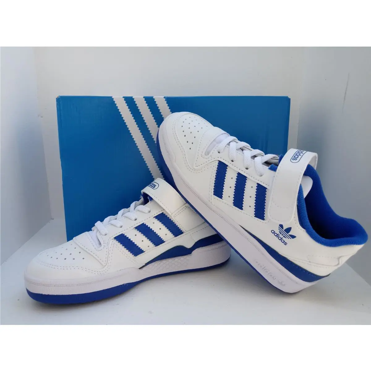 Adidas shoes - ADIDAS FORUM LOW - FORUM LOW - FY7978 - WHITE/BLUE 1