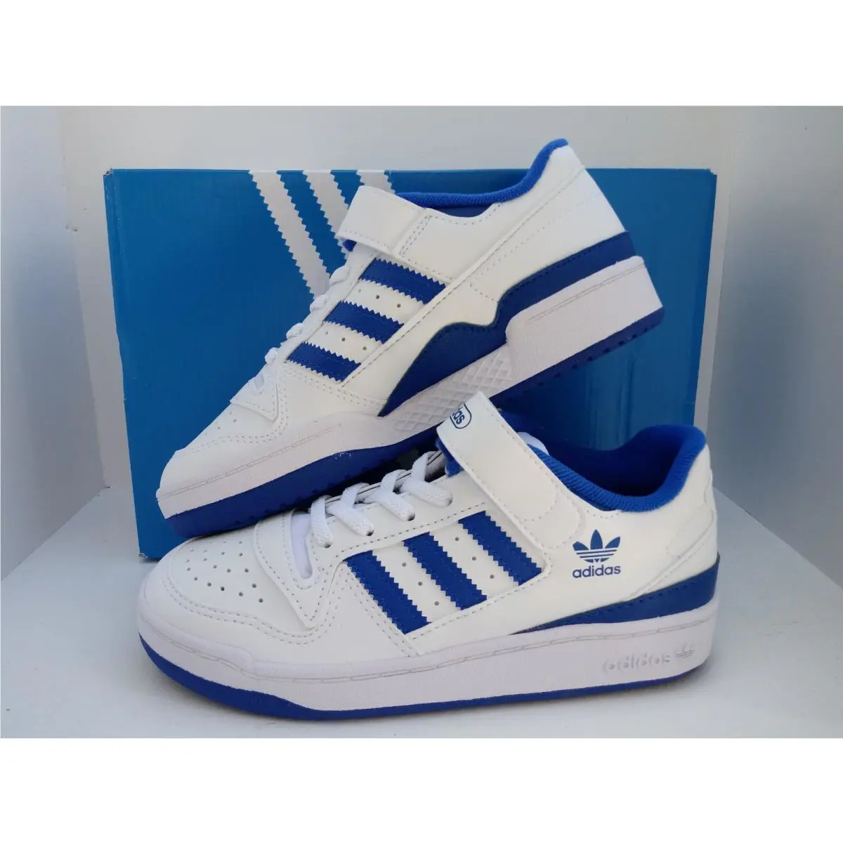 Adidas shoes - ADIDAS FORUM LOW - FORUM LOW - FY7978 - WHITE/BLUE 10